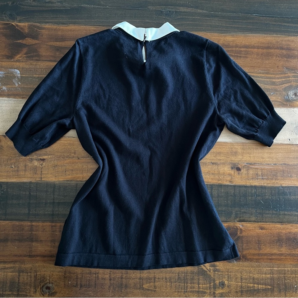 Cece black embellished blouse small - Picture 4 of 4